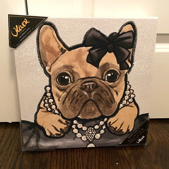 Oliver Gal ‘glam frenchie’ canvas photo 🥰 - Picture 1 of 2